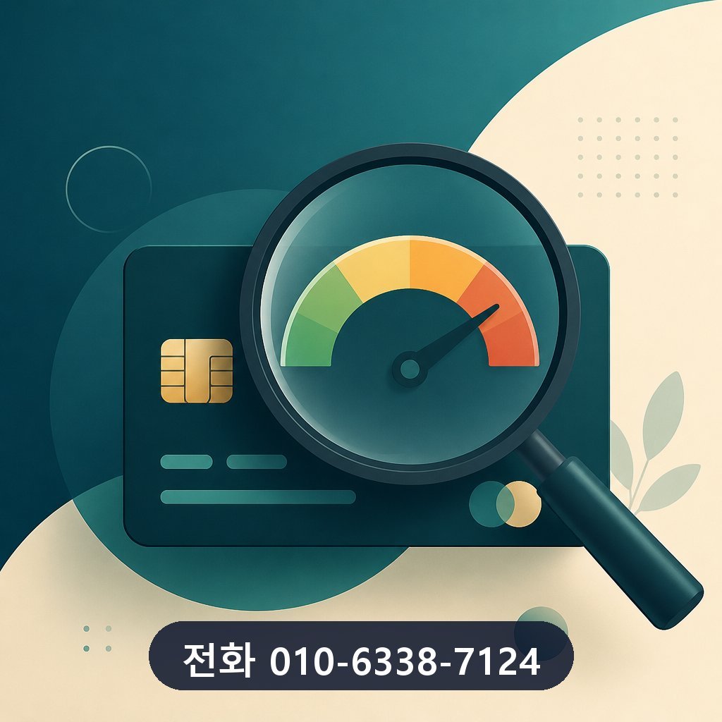신용카드 현금화 대행사 한도 확인 이미지 · 문의 010-6338-7124